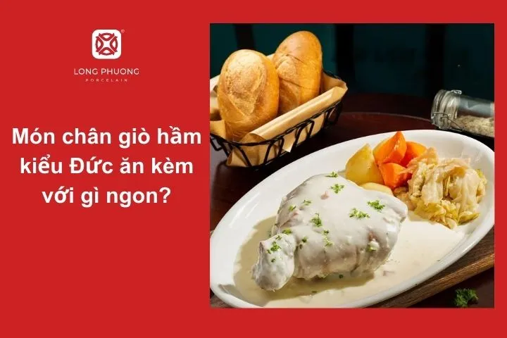 Bạn cũng có thể thử món chân giò hầm với rau củ như cà rốt, hành tây hoặc nấm