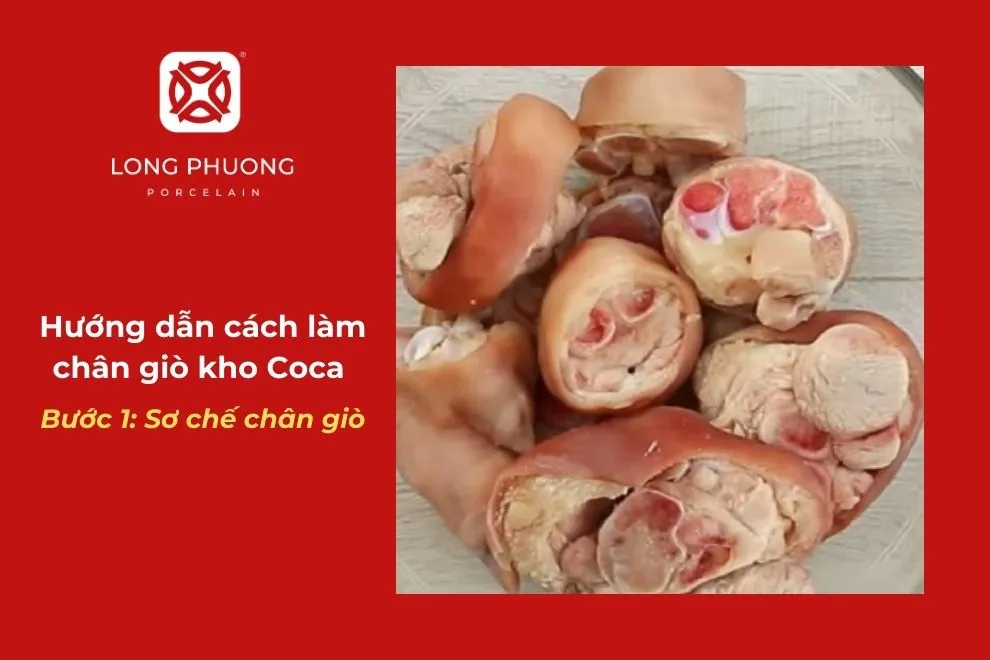 sơ chế chân giò
