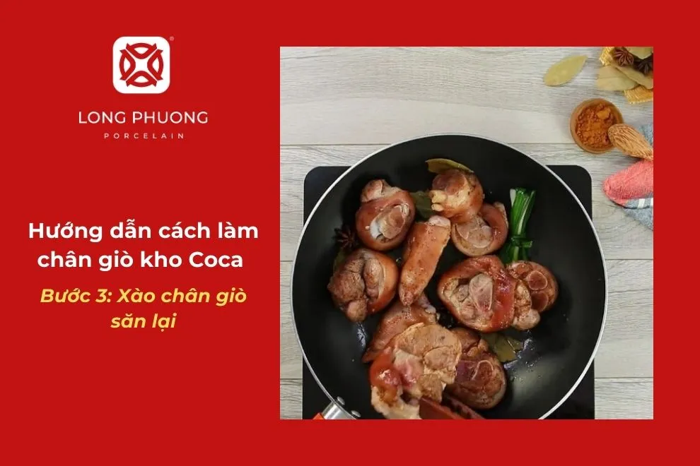 xào chân giò thơm ngon