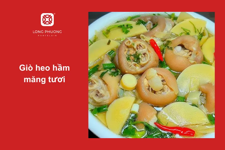 Giò heo hầm măng tươi