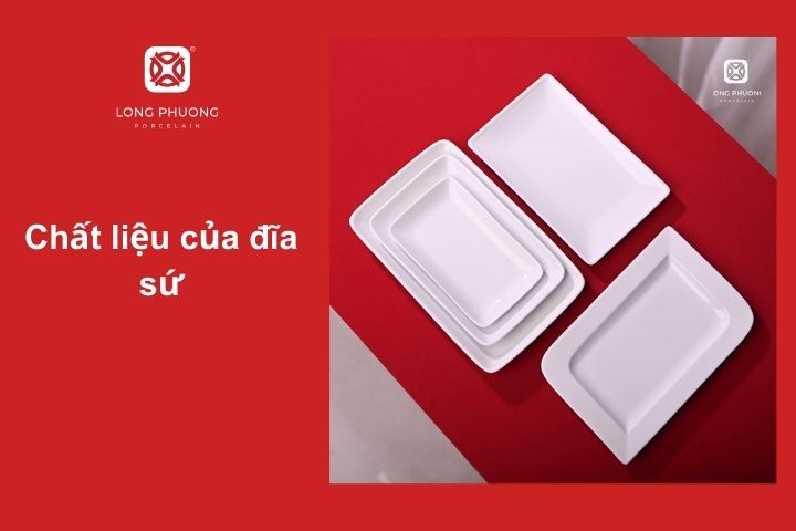 Chất liệu đĩa sứ tạo nên sự sang trọng, tinh tế, giúp bàn ăn đẹp nhất hơn