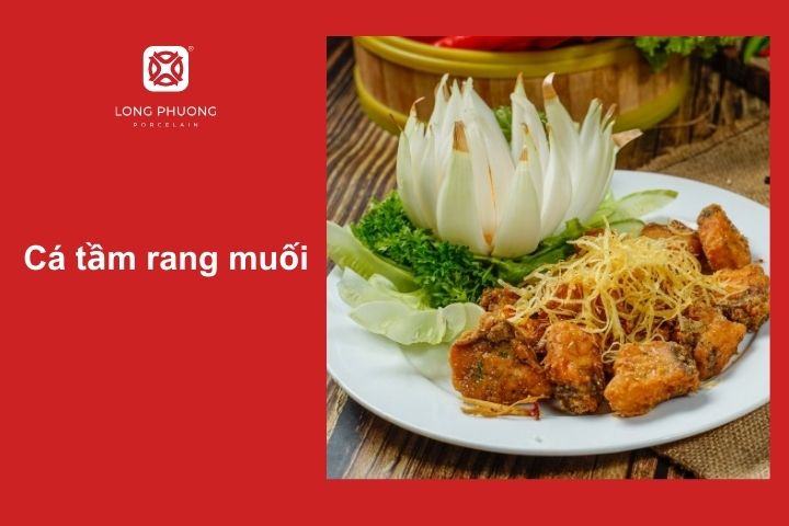 Cá tầm rang muối không chỉ là món nhậu lý tưởng mà còn phù hợp trong các bữa cơm gia đình