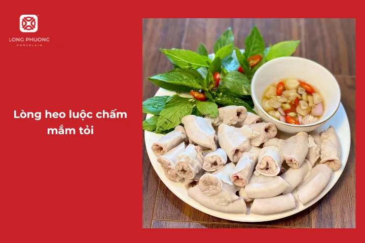 Món ăn từ lòng heo rất được mọi người yêu thích