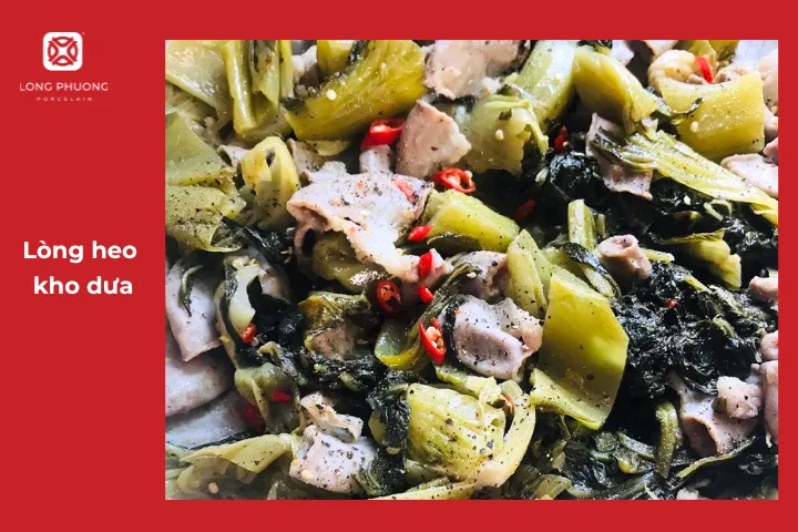 Món ăn từ lòng heo không thể bỏ qua với tín đồ dưa chua