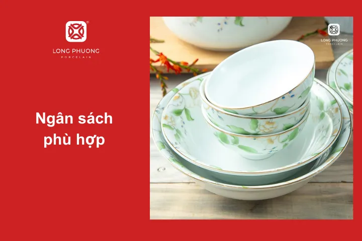 Hãy xác định ngân sách trước khi quyết định nên mua bát đĩa khách sạn ở đâu