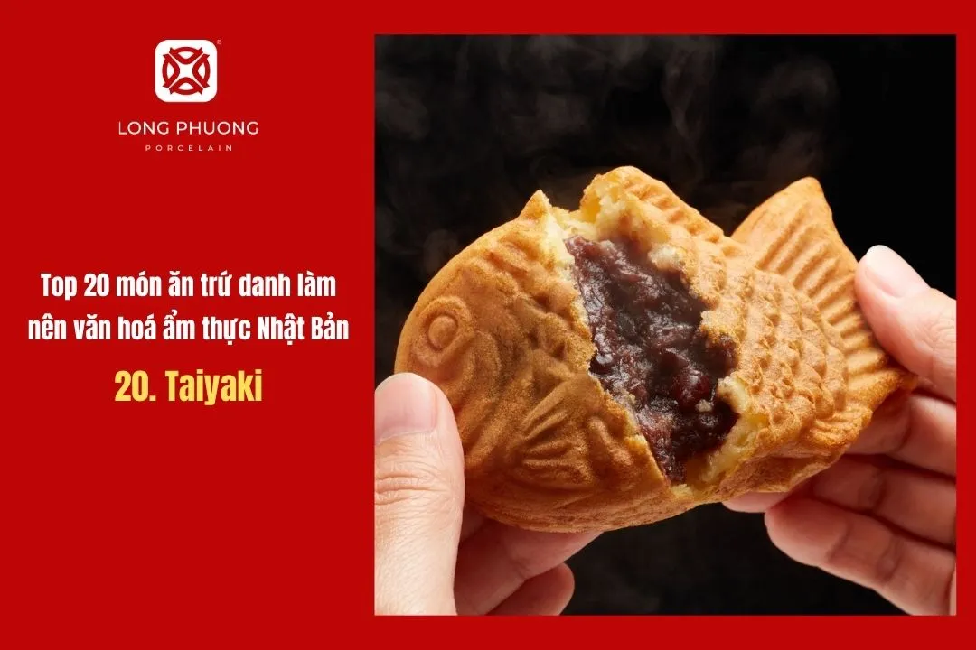 Taiyaki (Bánh cá nhân đậu đỏ)