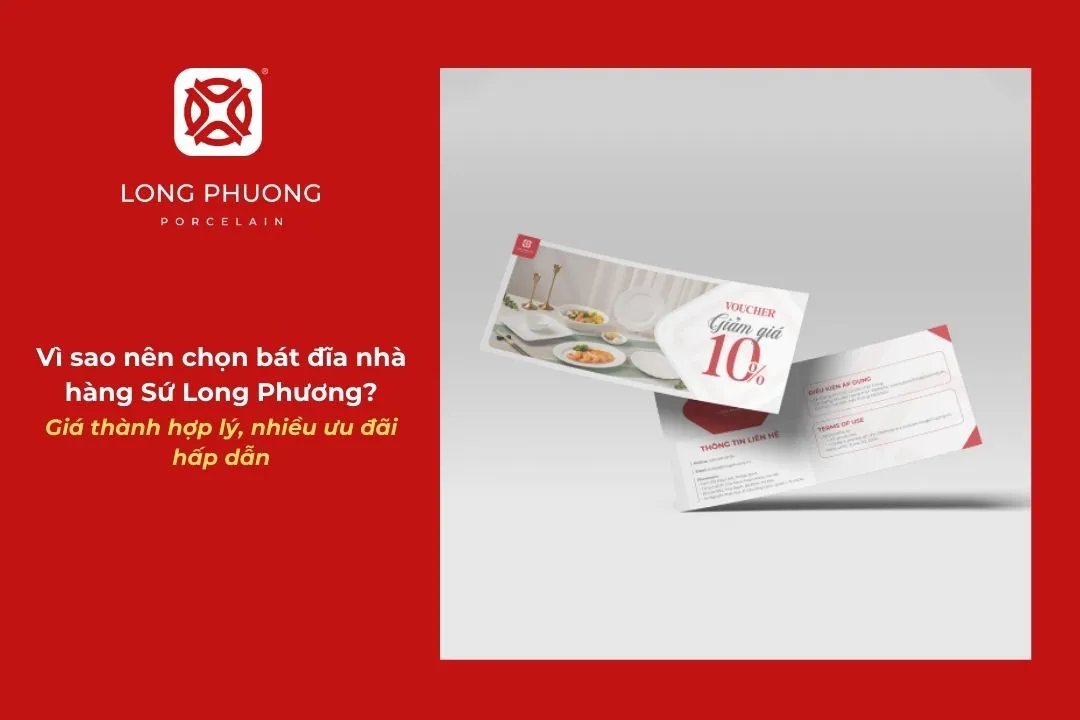 mua bát đĩa nhà hàng long phương nhạn nhiều ưu đãi