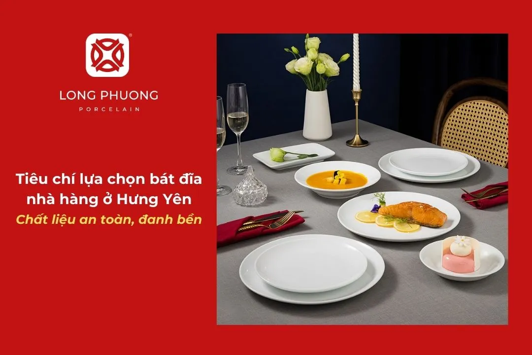 chén dĩa nhà hàng khách sạn