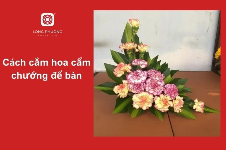 Gợi ý cắm hoa cẩm chướng để bàn đẹp và tinh tế