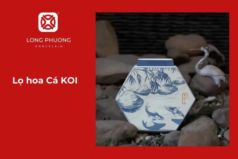 lọ hoa cắm tú cầu đẹp