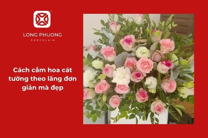 Cách cắm lẵng hoa cát tường đẹp làm quà tặng hoặc trang trí