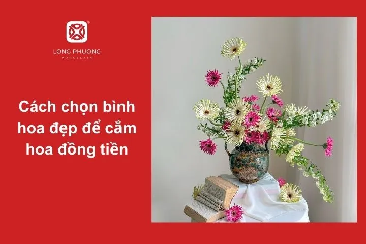 Mẹo chọn bình hoa phù hợp giúp tôn vinh vẻ đẹp của hoa đồng tiền