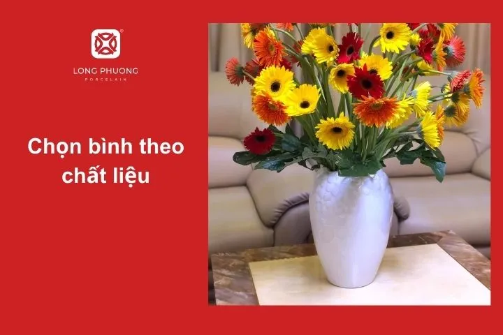 Bình thủy tinh, sứ hay gốm – Chất liệu nào đẹp nhất?