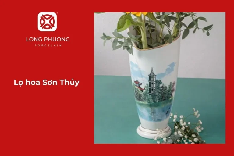 lọ hoa sơn thuỷ