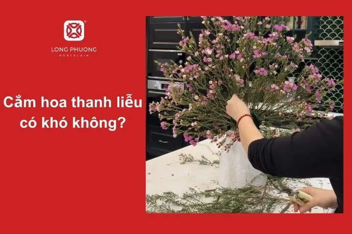 Cắm hoa thanh liễu không quá khó, chỉ cần bạn biết cách xử lý hoa và lựa chọn phong cách cắm phù hợp