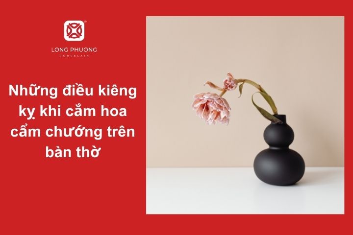 Những điều nên tránh khi cắm hoa cẩm chướng trên bàn thờ