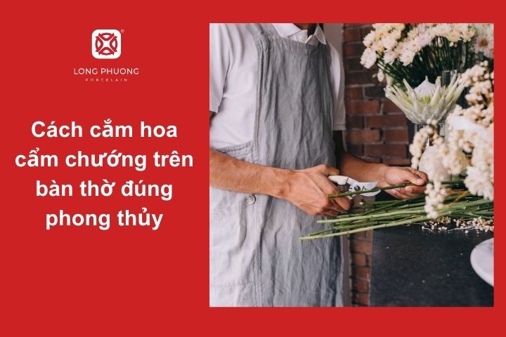 Bố trí hoa cẩm chướng trên bàn thờ đúng cách – Rước tài lộc, bình an
