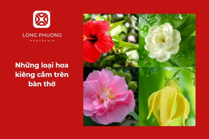 Những loại hoa kiêng kỵ cắm trên bàn thờ