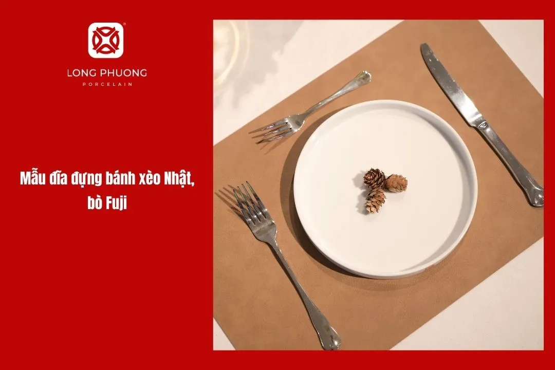 Mẫu đĩa đựng bánh xèo Nhật, bò Fuji