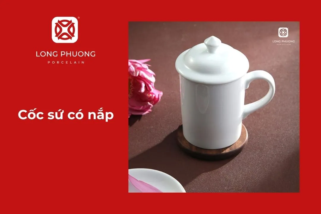 cốc sứ có nắp