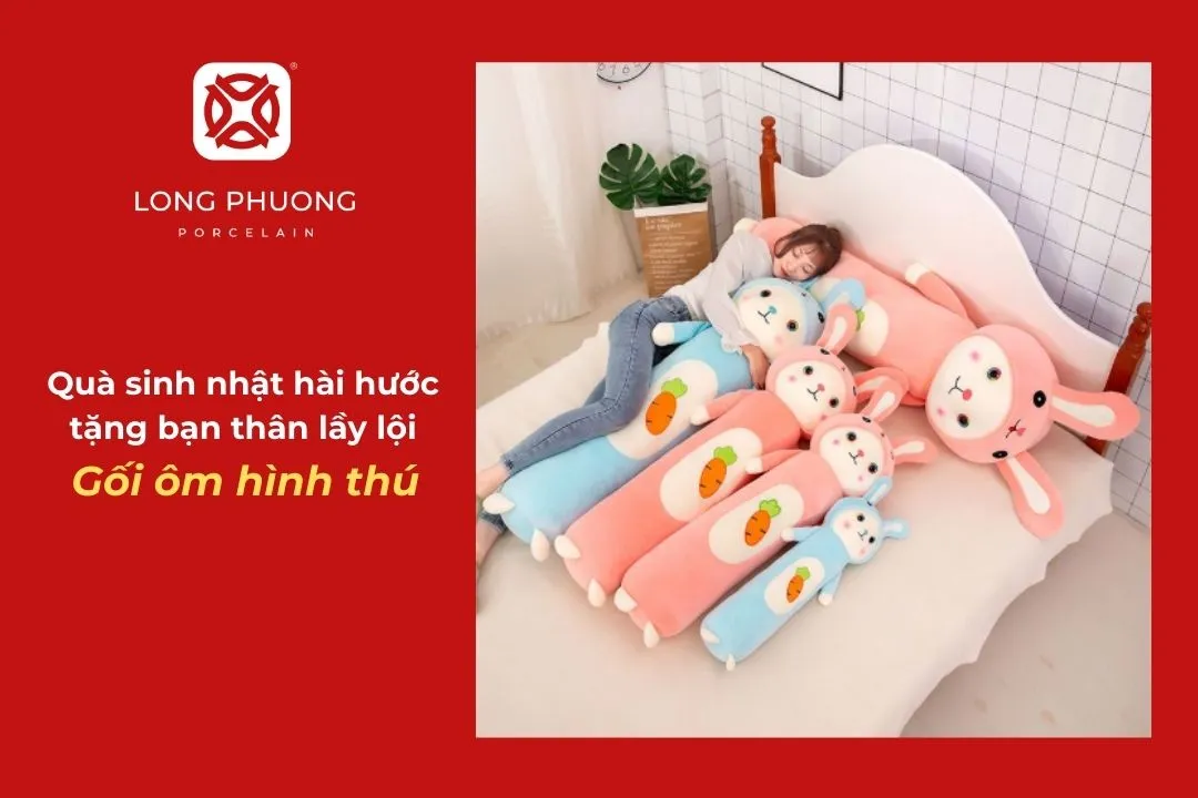 gấu ôm hình thú cưng