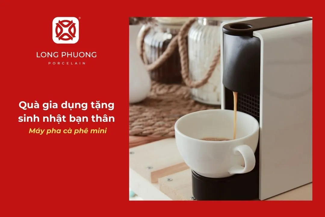 mua máy pha cà phê làm quà sinh nhật