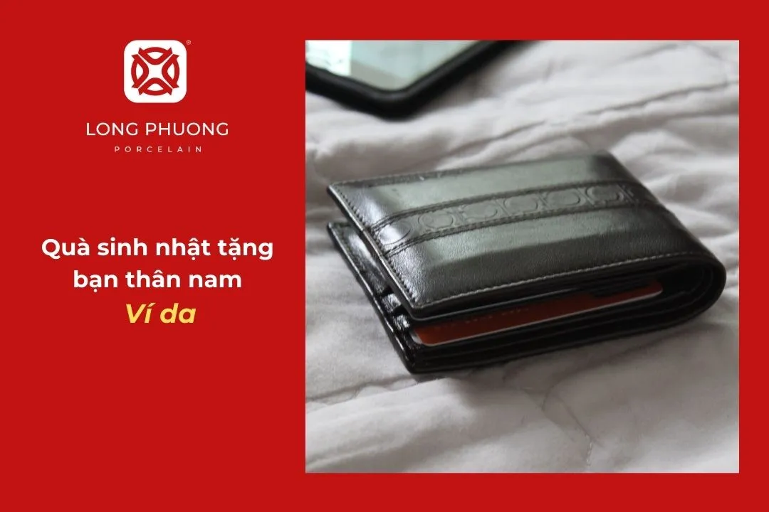 mua ví da làm quà sinh nhật bạn thân
