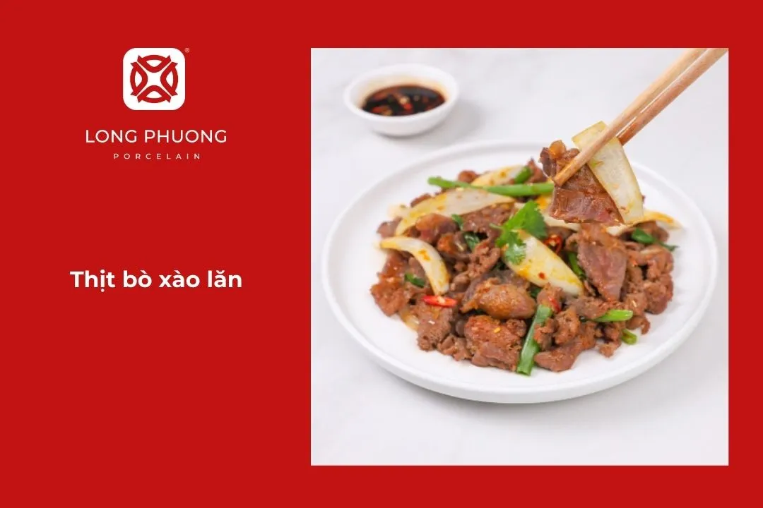 thịt bò xào lăn