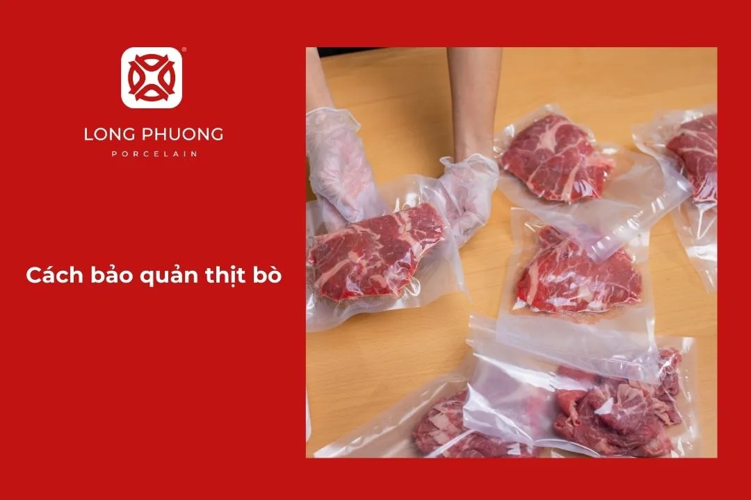 cách bảo quản thịt bò