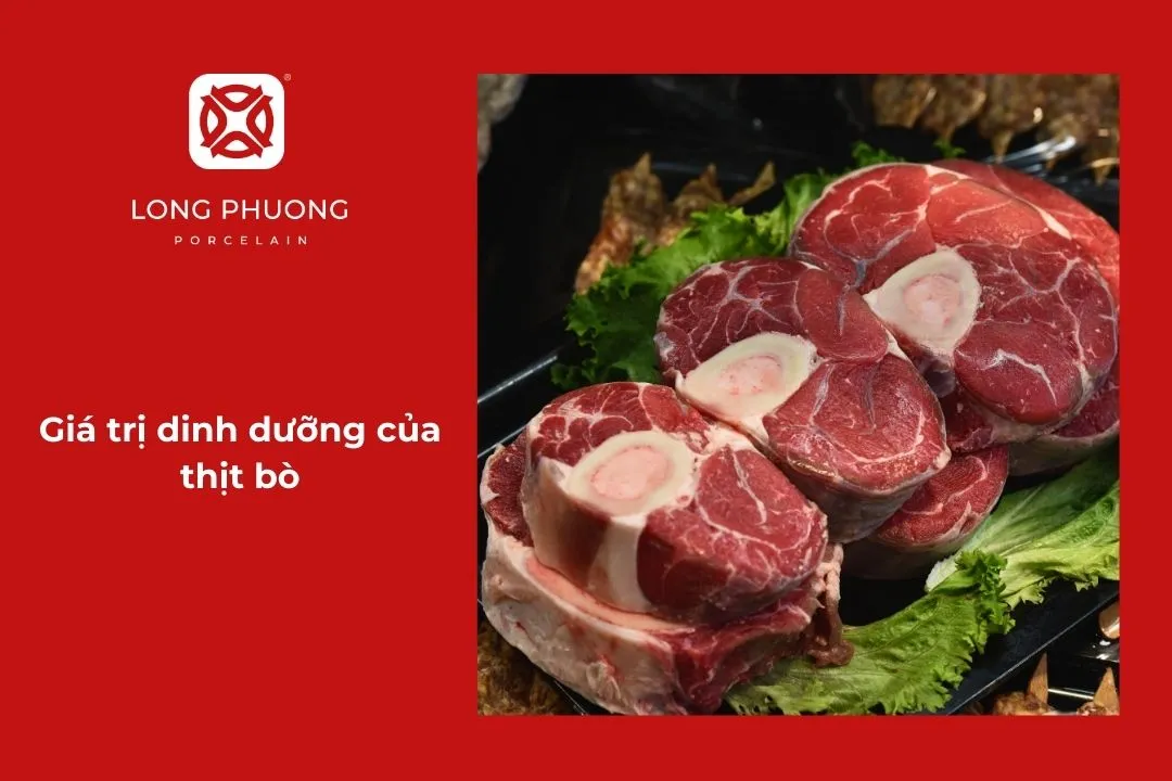 giá trị dinh dưỡng từ thịt bò