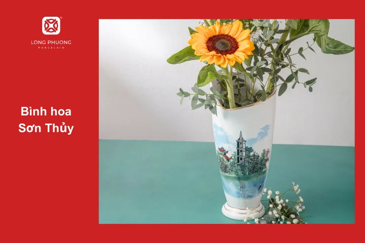 Bình hoa Sơn Thủy