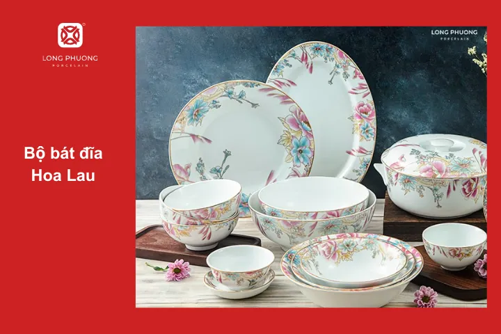 Bộ đồ ăn Hoa Lau