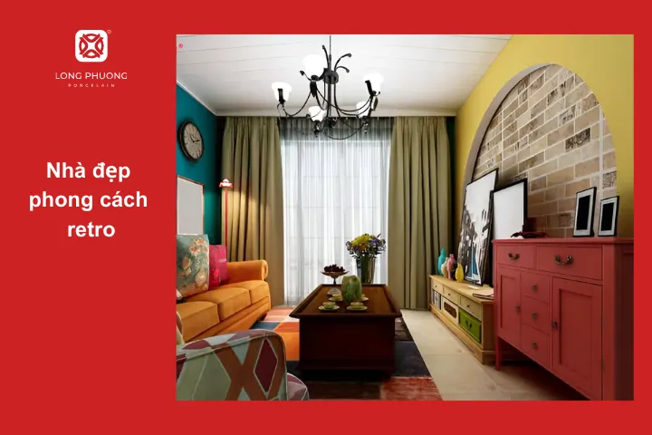 Trang trí nhà theo phong cách nội thất Retro