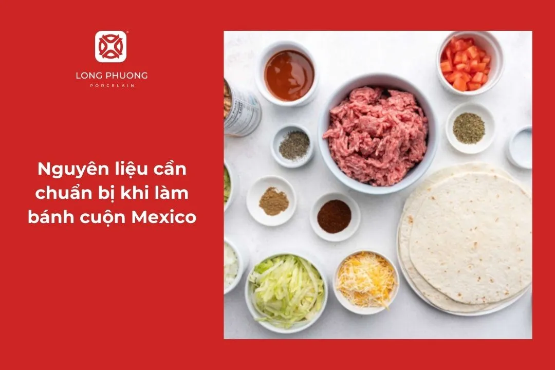 nguyên liệu làm bánh cuộn