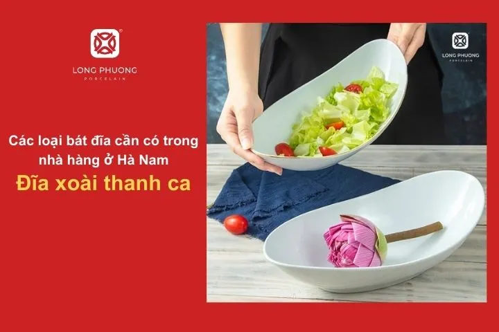 Đĩa xoài thanh ca có thiết kế mềm mại với những đường cong tự nhiên, tạo nên cảm giác thanh thoát, tinh tế