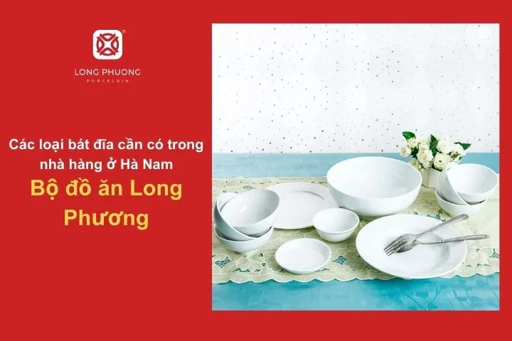 Bộ đồ ăn Long Phương