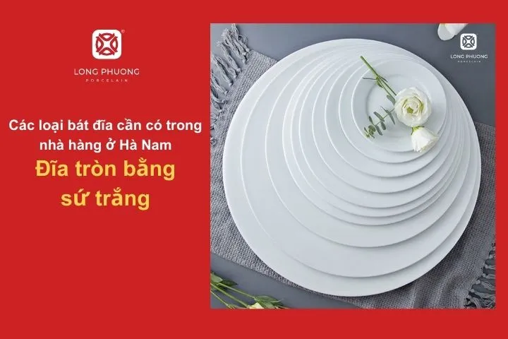 Thiết kế tối giản, phù hợp với mọi loại món ăn, từ món Âu đến món Á