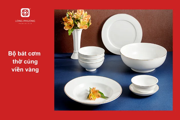 Một lựa chọn mẫu bát đĩa tối giản, tối đa chi tiết nhưng vẫn luôn được yêu thích