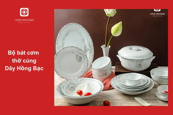 Một mẫu bát đĩa với nét đẹp tinh tế và sang trọng