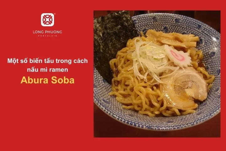 Mì ramen trộn độc đáo, không cần nước dùng