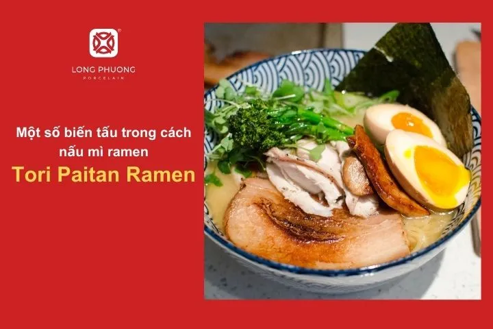 Món mì ramen với nước dùng gà béo ngậy, thơm ngon