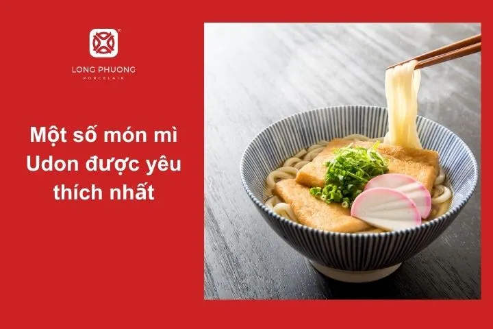 Mì Udon có rất nhiều biến tấu hấp dẫn