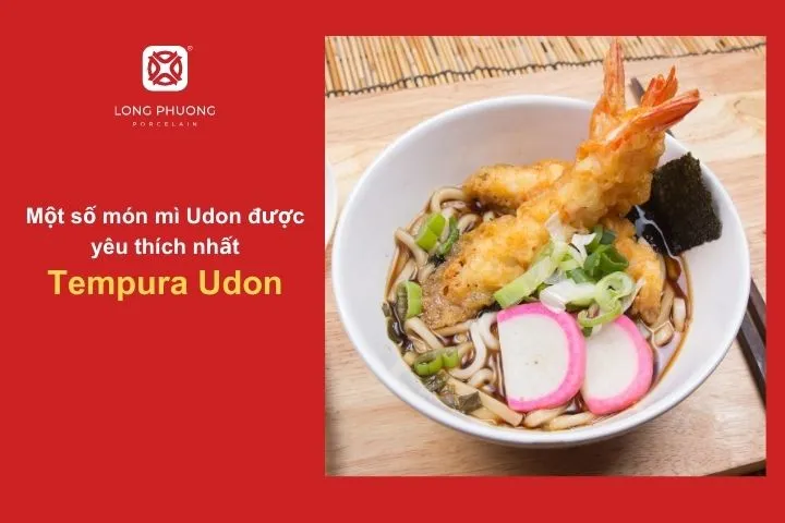 Sự kết hợp hoàn hảo giữa mì và tempura giòn tan