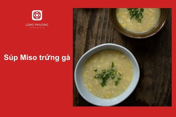 Trứng gà không khiến món súp Miso tanh mà còn rất ngon và giàu dinh dưỡng