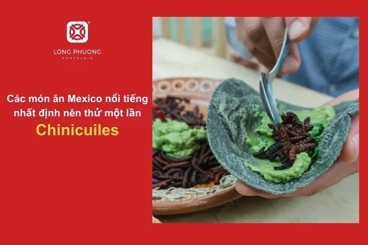 Món đặc sản sâu đỏ độc đáo tại Mexico