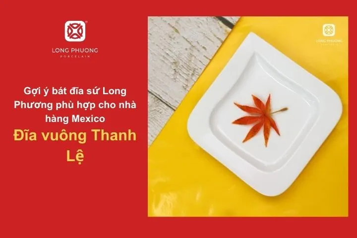 Kiểu dáng hiện đại, phù hợp giúp món ăn trở nên nổi bật hơn trên bàn tiệc