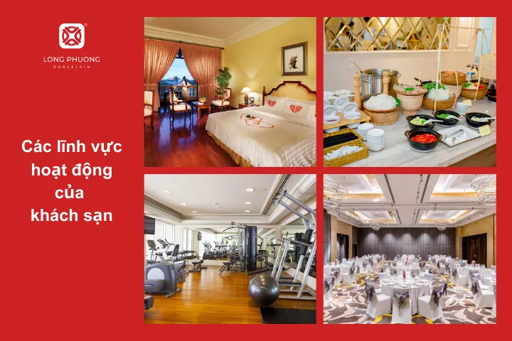 Các lĩnh vực kinh doanh chính của khách sạn