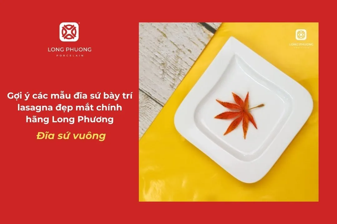 đĩa vuông sứ long phương