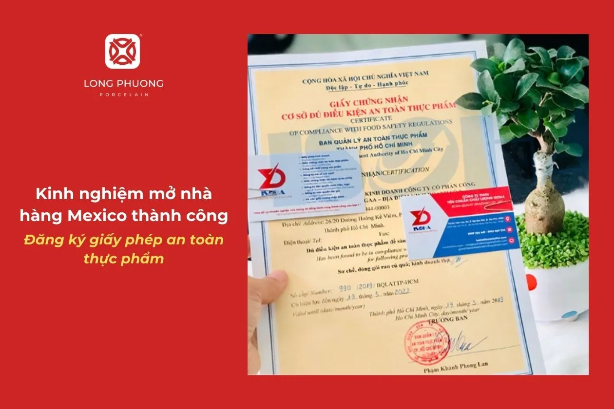 giấy chứng nhận an toàn thực phẩm