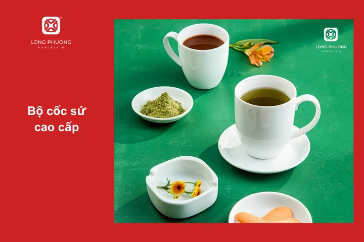 Bộ cốc sứ cao cấp là món quà sử dụng thường xuyên